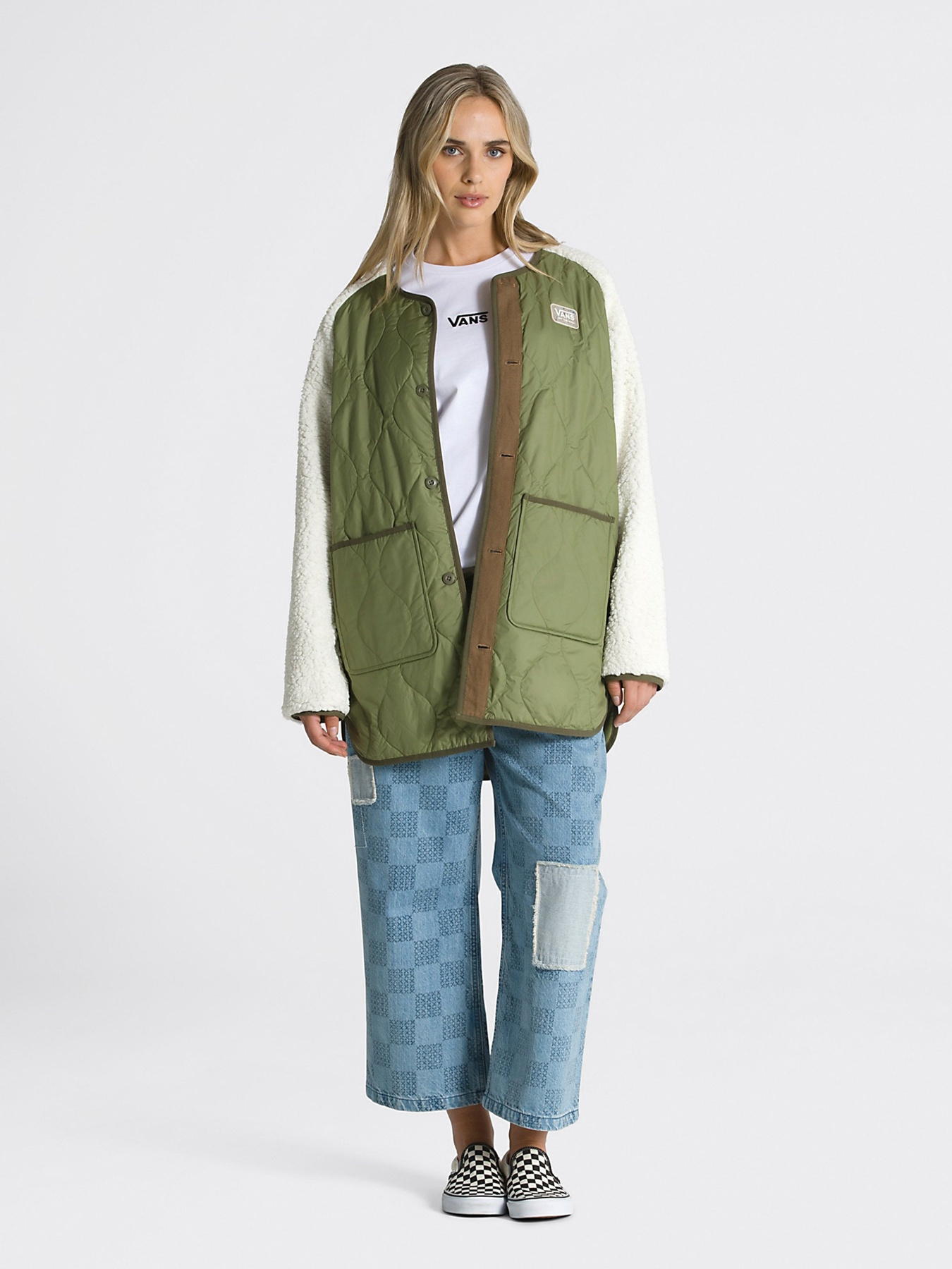 Куртки та дублянки Vans Mason Long Hooded Liner Mte1 модель VN00075GZBF1 Фото