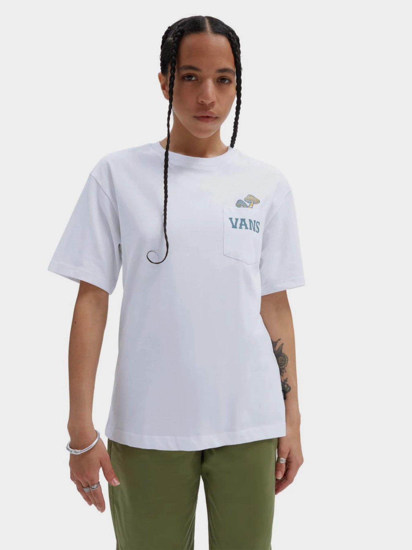 Футболки і поло Vans Better Daze Pocket Tee Dusk Downer модель VN000ADFWHT1 Фото
