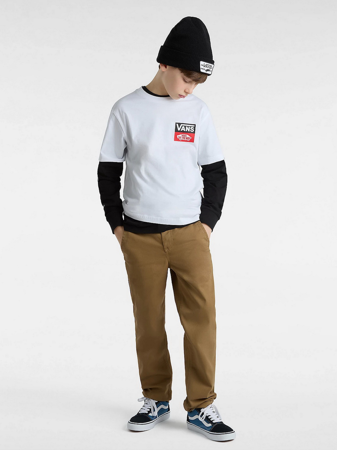 Футболки и поло Vans OG Logo модель VN000GDGWHT1 Фото