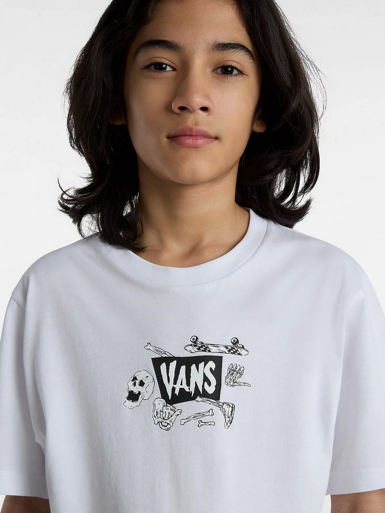 Футболки и поло Vans Skeleton модель VN000GDEWHT1 Фото