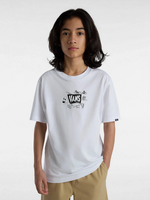 Футболки і поло Vans Skeleton модель VN000GDEWHT1 Фото