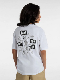 Футболки и поло Vans Skeleton модель VN000GDEWHT1 Фото