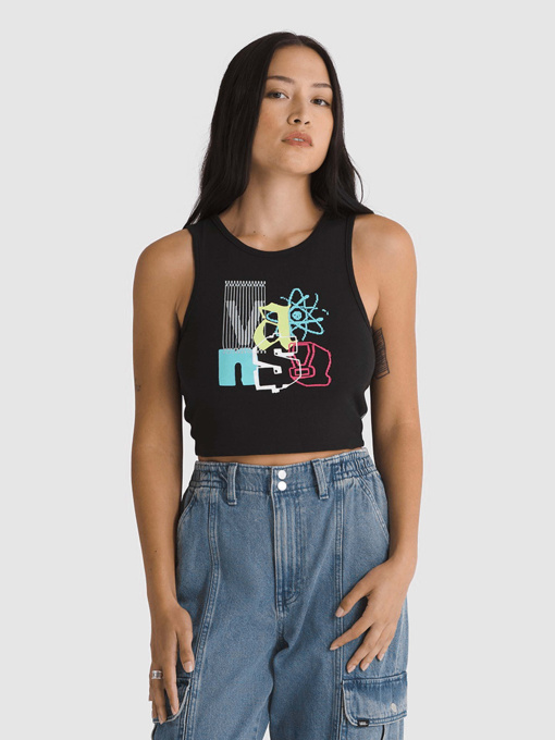 Футболки и поло Vans Special Character Fitted Tank модель VN000GZWBLK1 Фото
