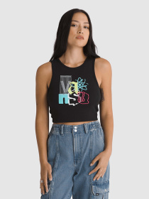 Футболки и поло Vans Special Character Fitted Tank модель VN000GZWBLK1 Фото
