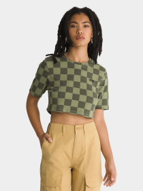 Футболки и поло Vans Checker Crew Crop Ii модель VN000GB5AMB1 Фото