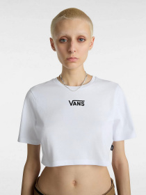 Футболки и поло Vans Flying V Crew Crop модель VN000GFFWHT1 Фото