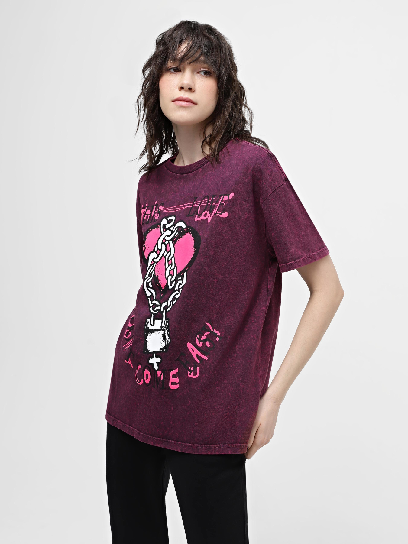 Футболки і поло Vans Love Shackle Oversized модель VN000GK6D341 Фото