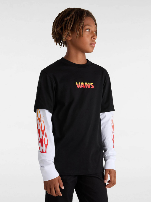 Худі та світшоти Vans Flame Thrower Twofer модель VN000K9CBLK1 Фото