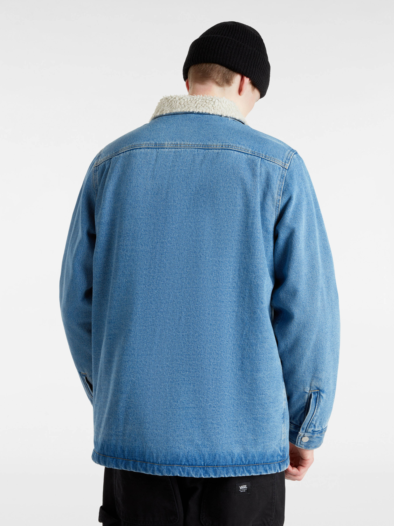 Куртки и дубленки Vans Drill Chore Denim Sherpa модель VN000K4XCDX1 Фото