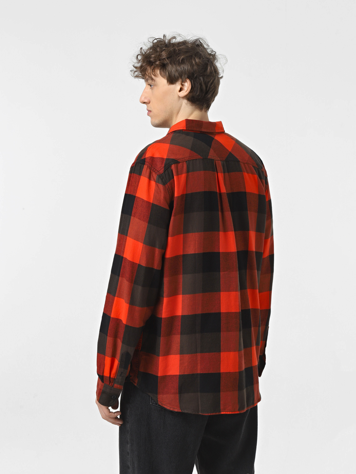 Рубашки Vans Box Flannel Classic модель VN000HNHDRF1 Фото