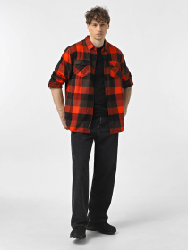 Рубашки Vans Box Flannel Classic модель VN000HNHDRF1 Фото