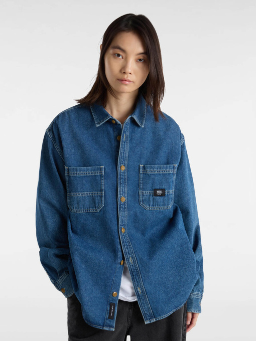 Куртки и дубленки Vans Stevens Denim Woven модель VN000HNTAHU1 Фото