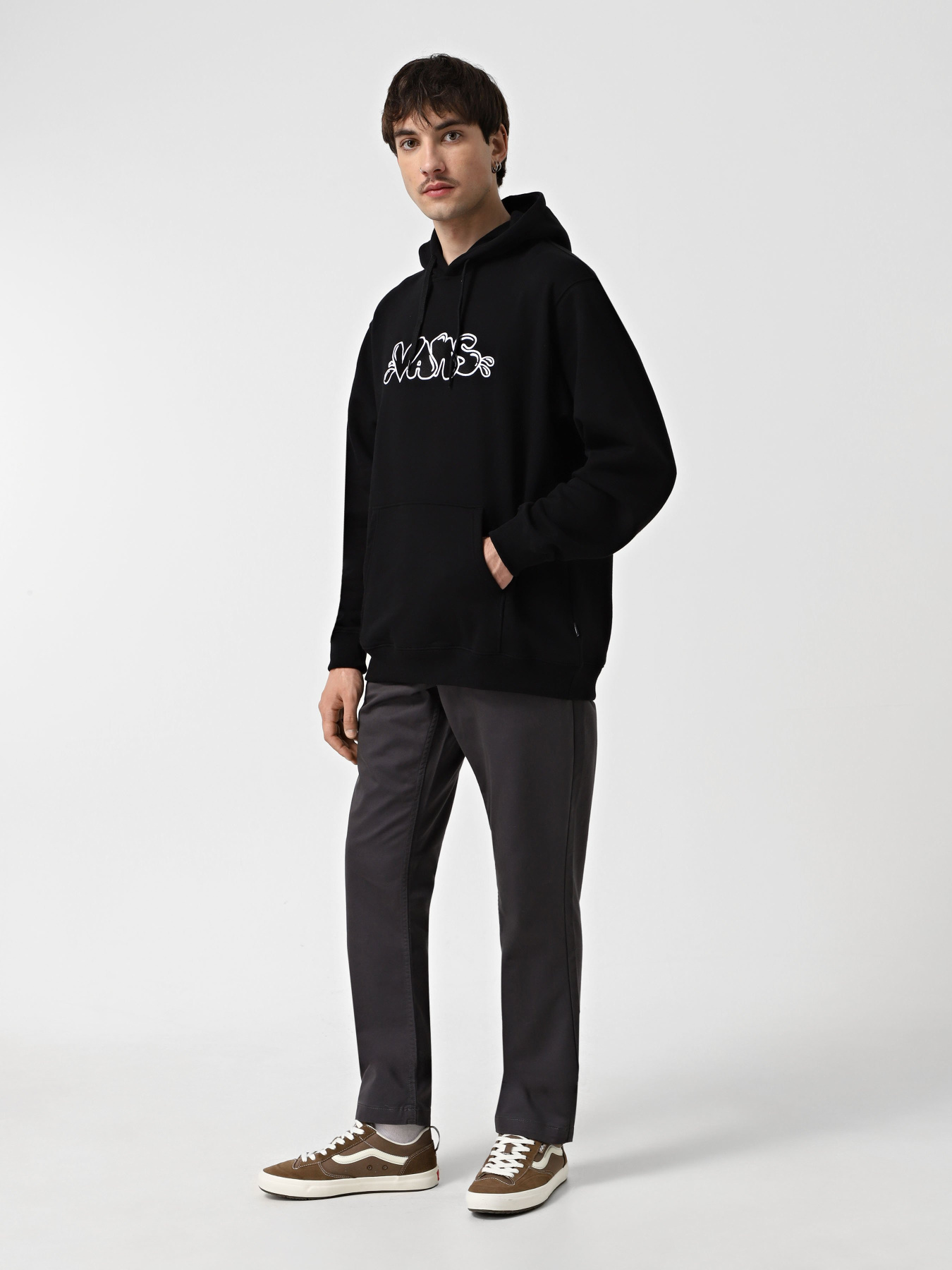 Худі та світшоти Vans Caps Loose модель VN000HPPBLK1 Фото