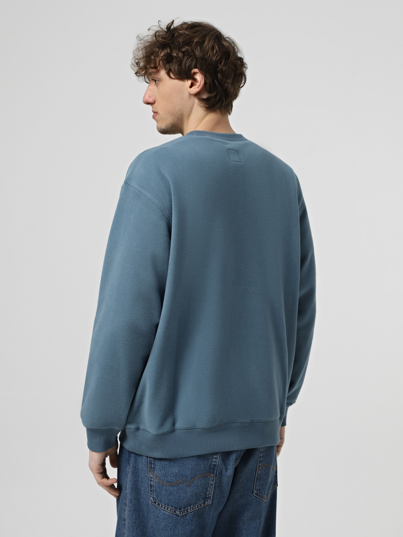 Худі та світшоти Vans Carlo Polar Fleece Loose Crew модель VN000HPSJCN1 Фото