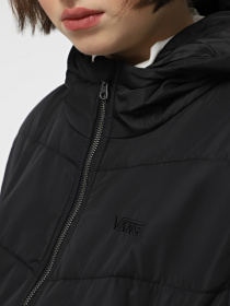 Куртки и дубленки Vans Foundry Crop Puff Hood модель VN000H5EBLK1 Фото