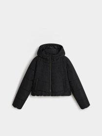 Куртки и дубленки Vans Foundry Crop Puff Hood модель VN000H5EBLK1 Фото