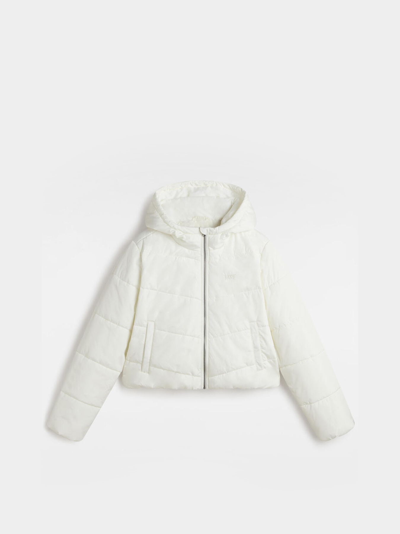 Куртки и дубленки Vans Foundry Crop Puff Hood модель VN000H5EFS81 Куртки и дубленки Vans Foundry Crop Puff Hood модель VN000H5EFS81 Фото