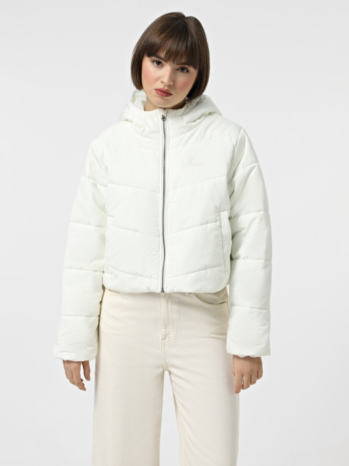 Куртки и дубленки Vans Foundry Crop Puff Hood модель VN000H5EFS81 Фото