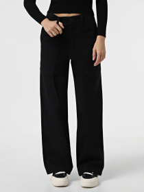 Штани Vans Arroyo Wide Leg Cargo Pant модель VN000F7MBLK1 Фото