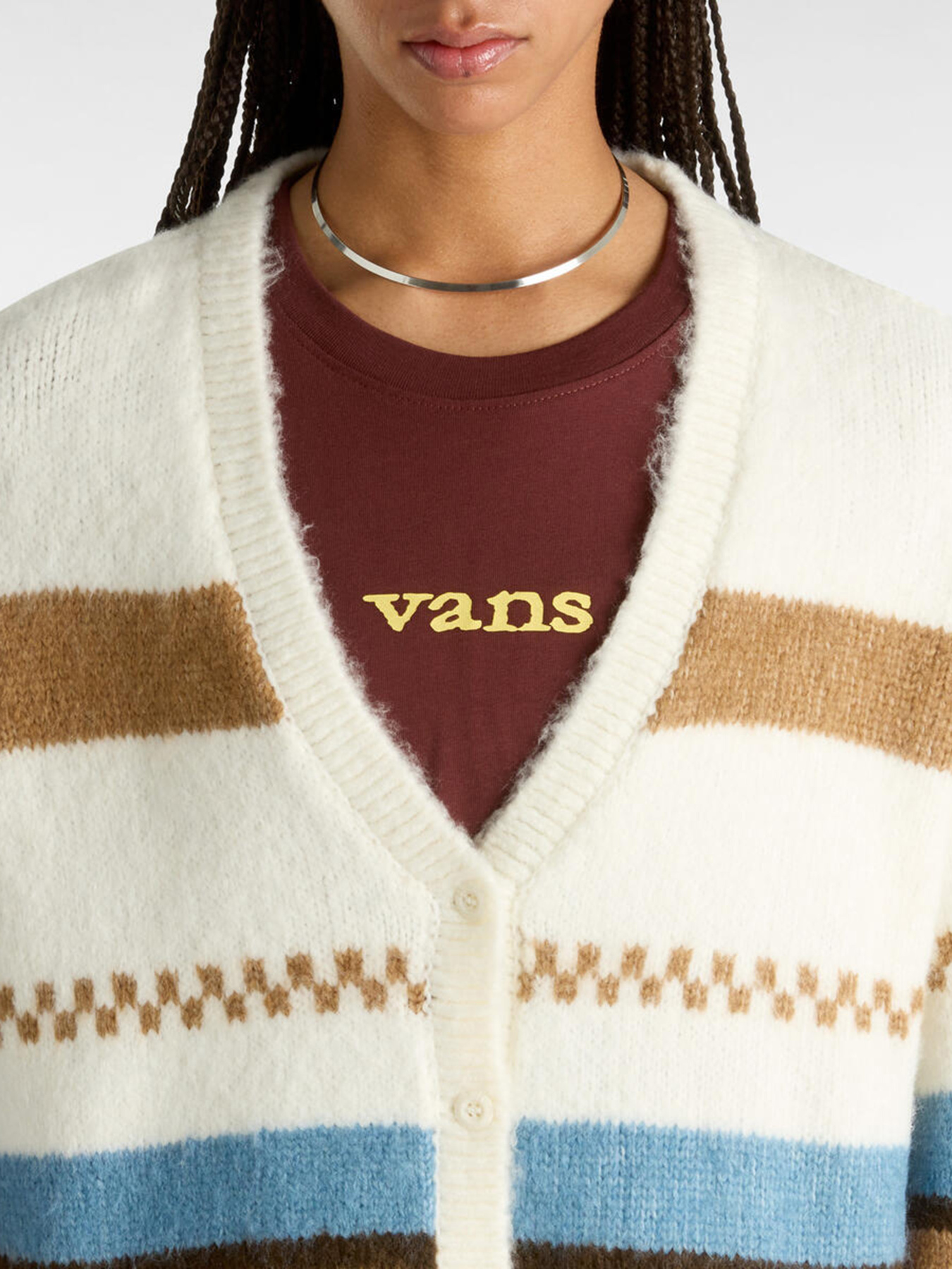 Светри та кардигани Vans Valerie Stripe модель VN000HJBFS81 Фото
