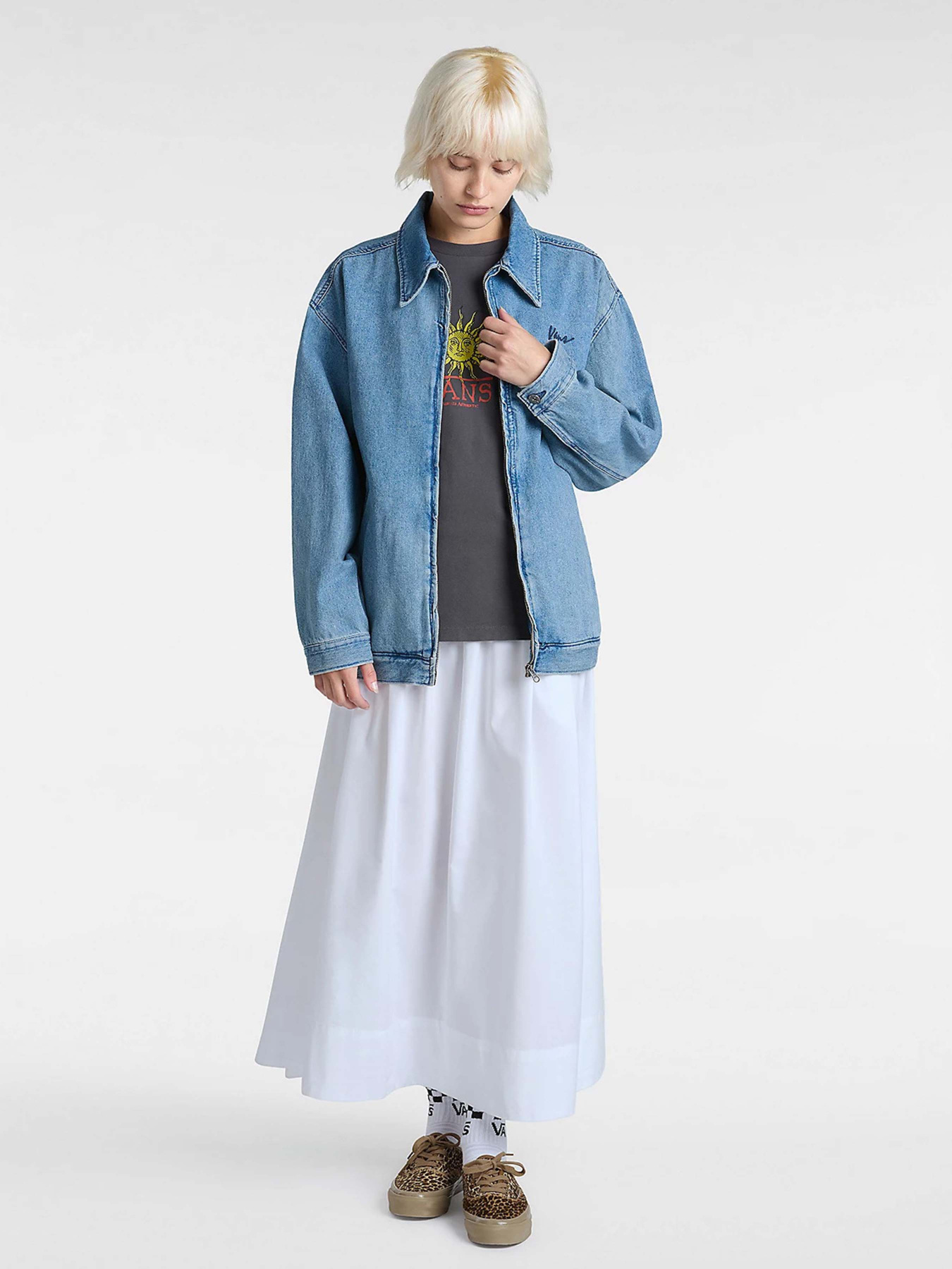 Куртки та дублянки Vans Pitstop Denim Station модель VN000MARCDX1 Фото