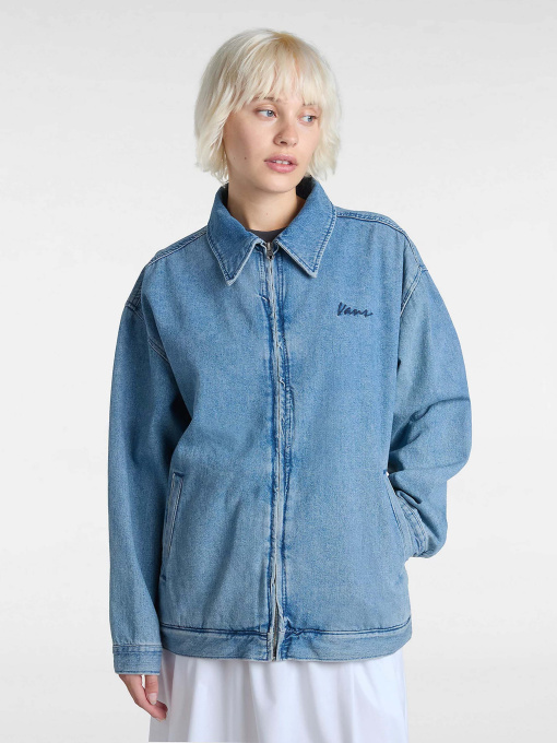 Куртки и дубленки Vans Pitstop Denim Station модель VN000MARCDX1 Фото