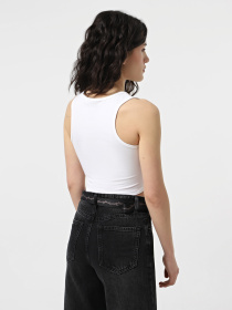 Футболки і поло Vans Check Wash Fitted Crop Tank модель VN000MC0WHT1 Фото