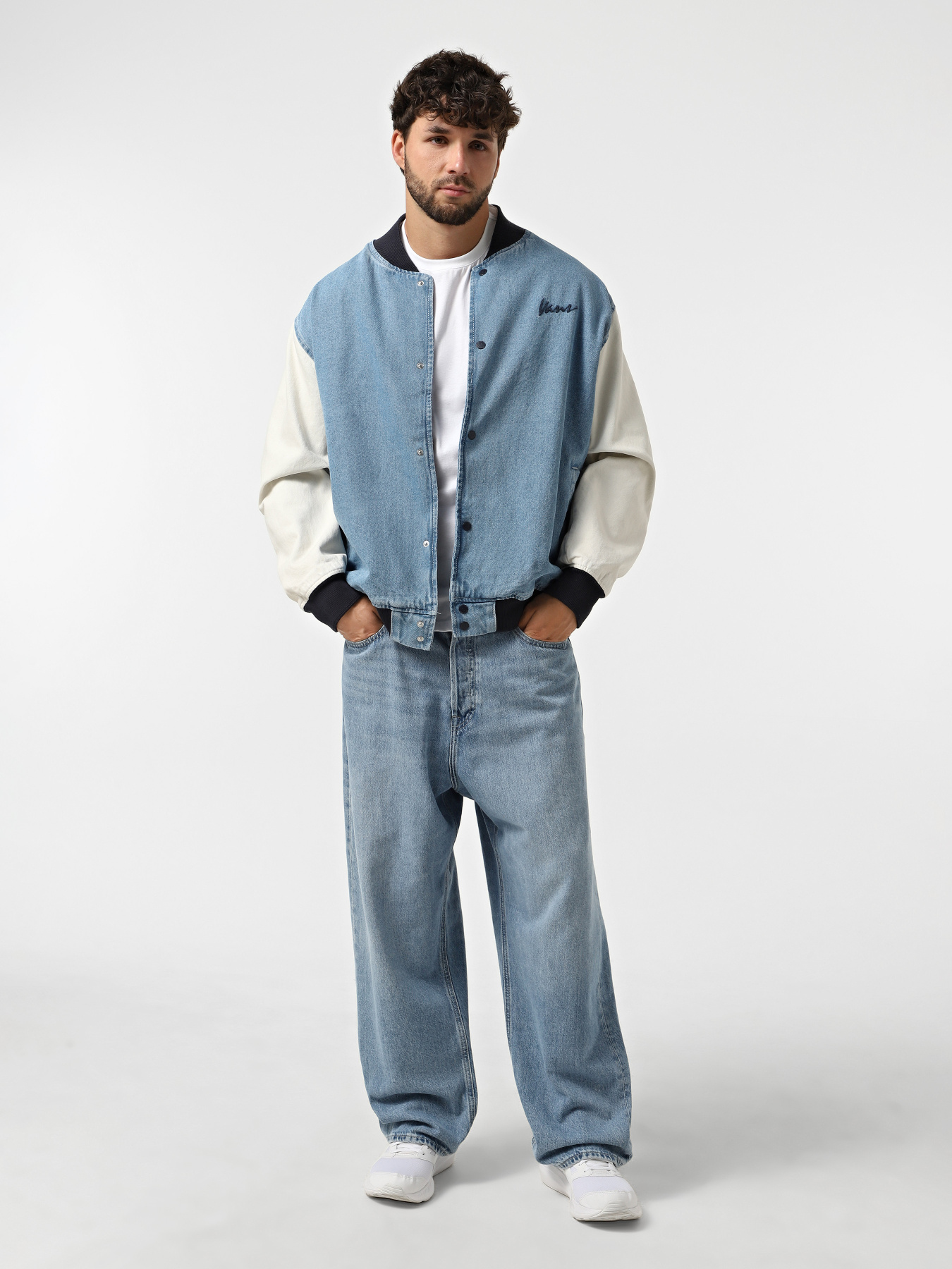 Куртки та дублянки Vans Denim Baseball модель VN000P7ECDX1 Фото