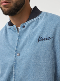 Куртки та дублянки Vans Denim Baseball модель VN000P7ECDX1 Фото