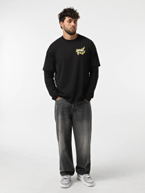 Худи и свитшоты Vans For Nothing Twoffer модель VN000RG5BLK1 Фото