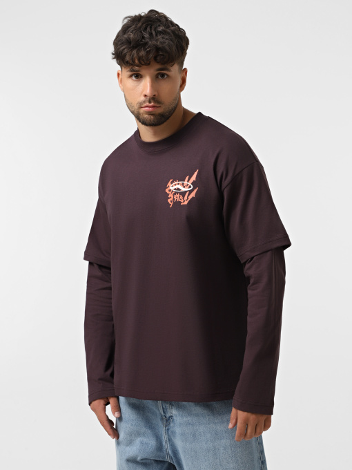 Худи и свитшоты Vans For Nothing Twoffer модель VN000RG5EMS1 Фото