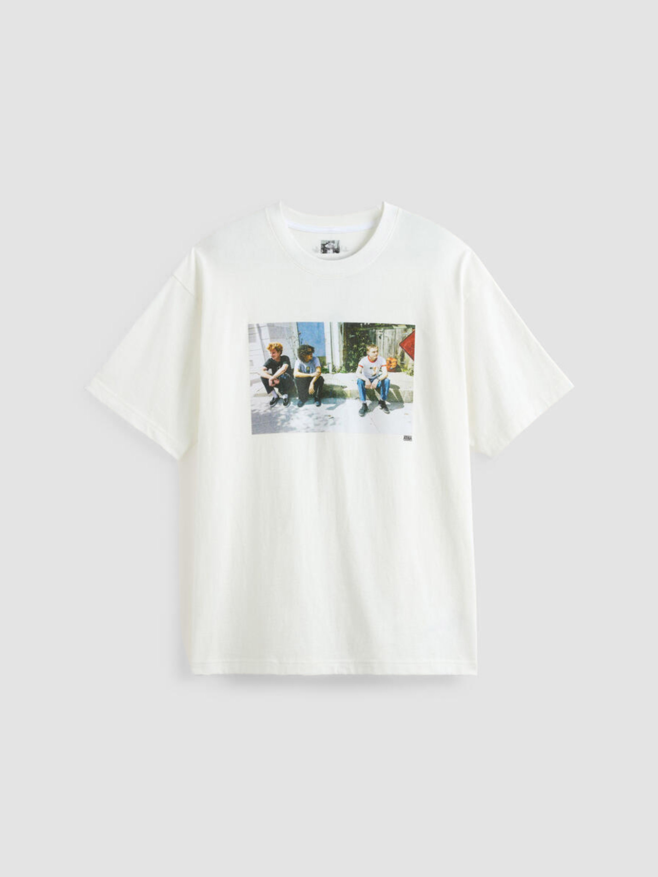 Футболки и поло Vans Skate Atiba Haze Curb Crew модель VN000QJPWHT1 Фото