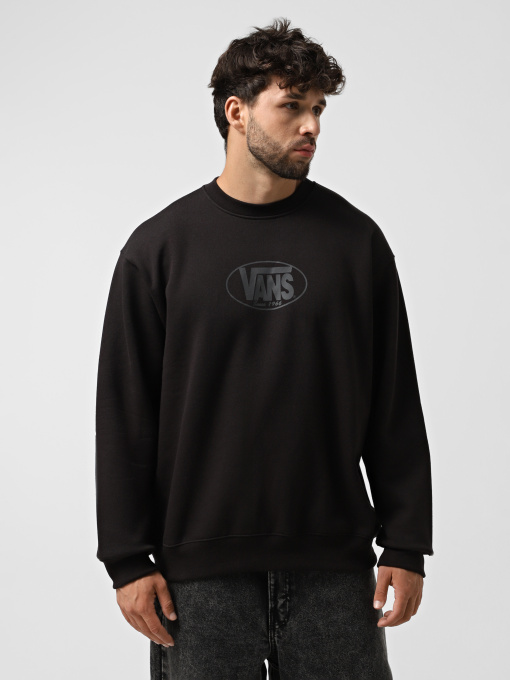 Худі та світшоти Vans Classic Oval Crew модель VN000P8HBLK1 Фото