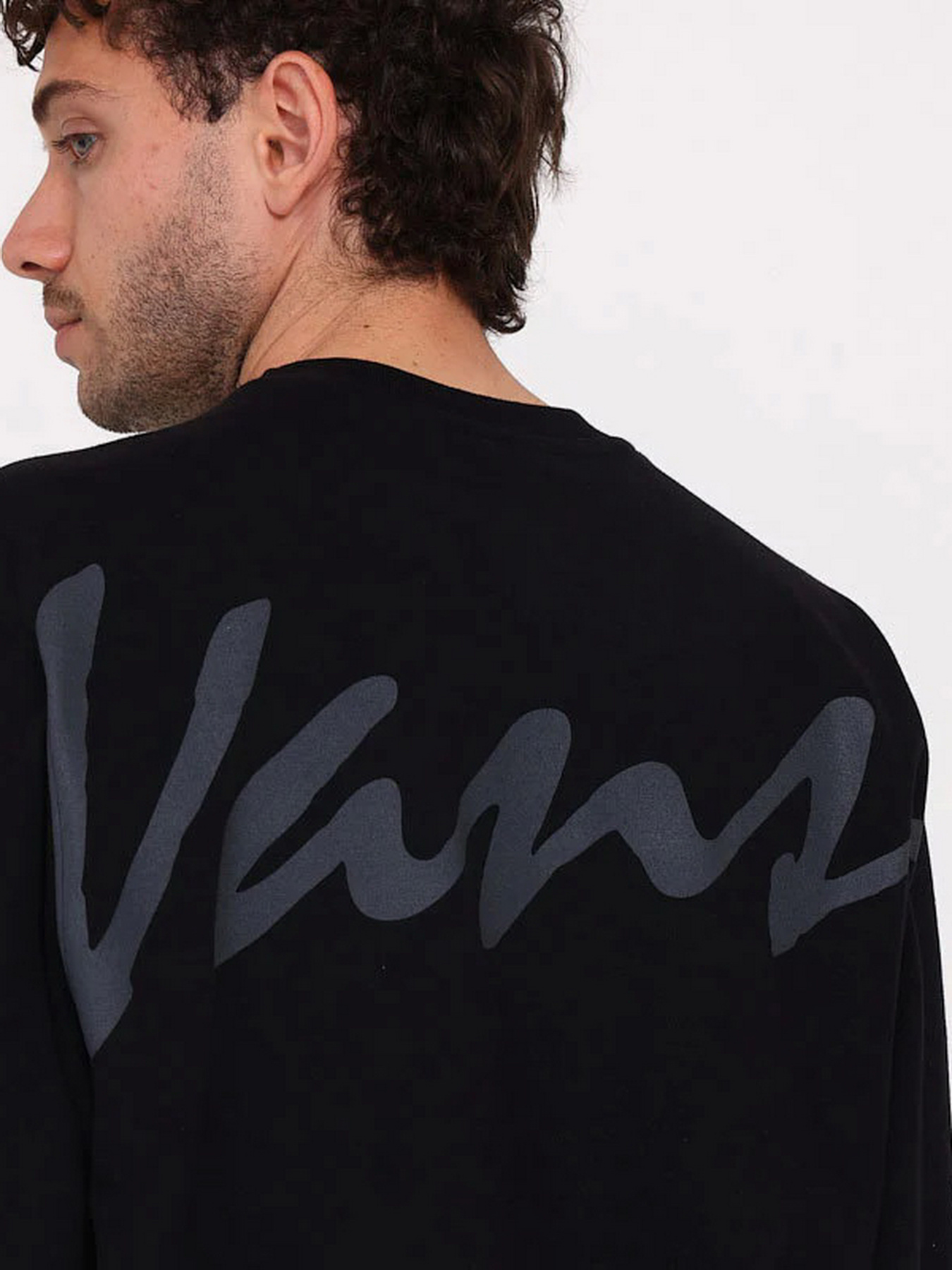 Худі та світшоти Vans Scripted Vans Crew модель VN000PA6BLK1 Худі та світшоти Vans Scripted Vans Crew модель VN000PA6BLK1 Фото