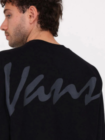Худі та світшоти Vans Scripted Vans Crew модель VN000PA6BLK1 Фото