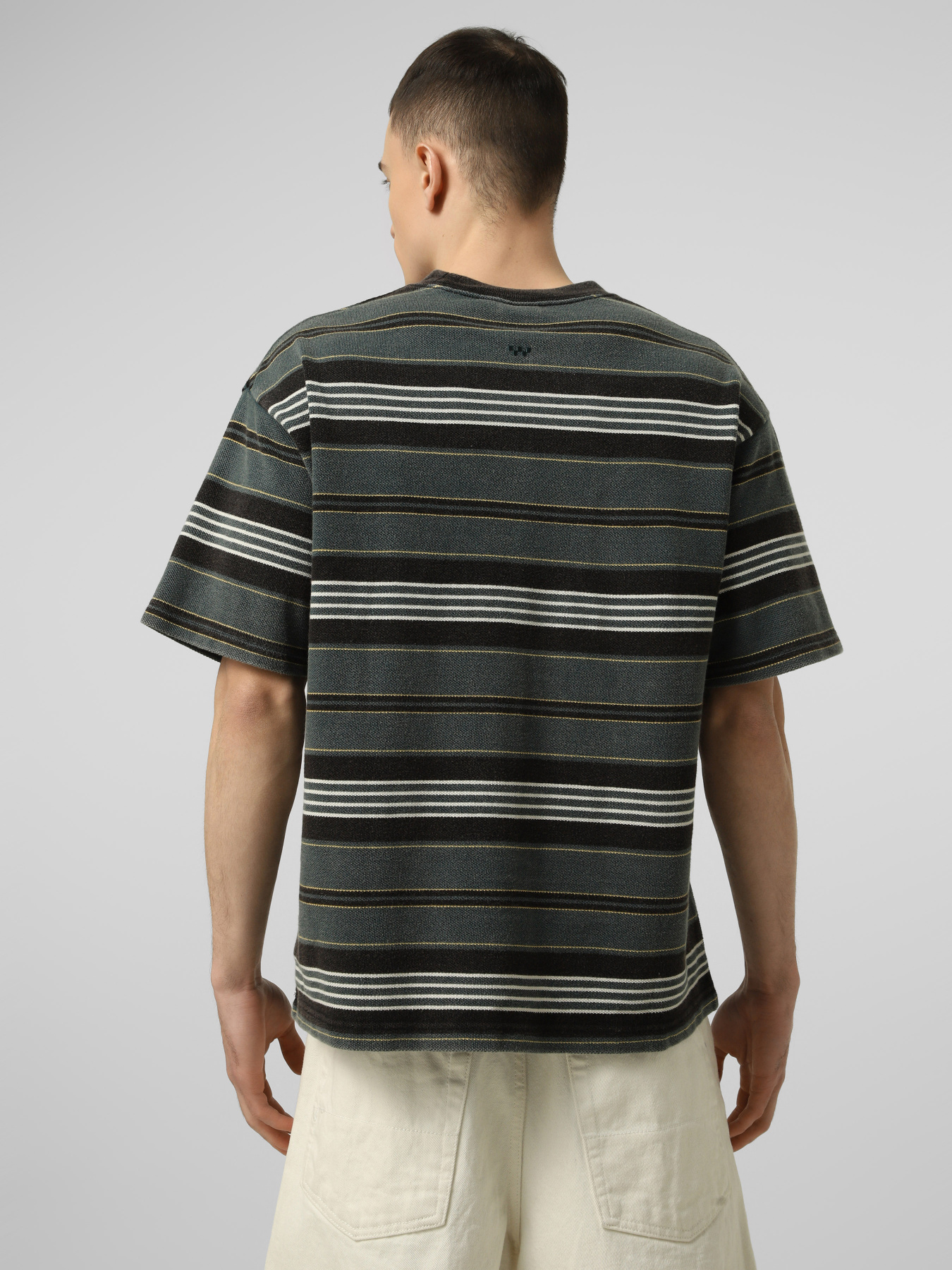 Футболки і поло Vans LX PIQUE STRIPE SS KNIT модель VN000T6BFRJ1 Фото