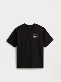 Футболки и поло Vans PALM DRIVE SS TEE модель VN000SXEBLK1 Фото