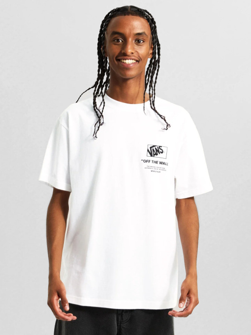 Футболки и поло Vans STACKED HI SS TEE модель VN000PEWWHT1 Фото