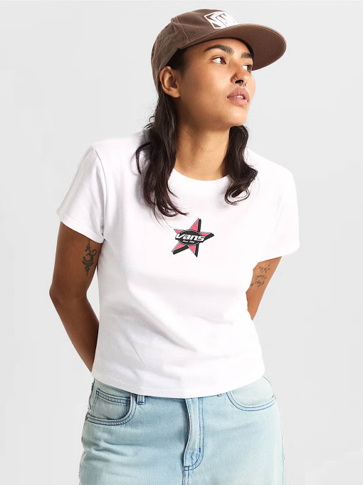 Футболки і поло Vans STARMARKED SS BABY TEE модель VN000SWBWHT1 Фото