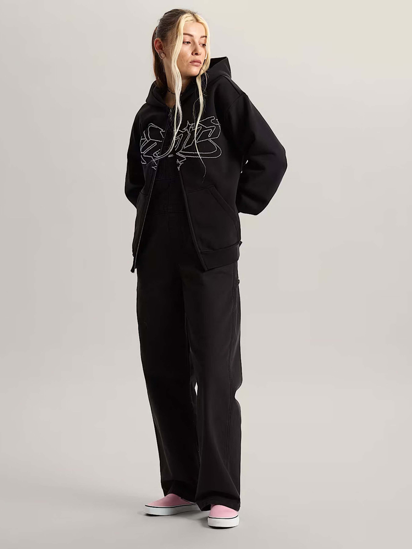 Худи и свитшоты Vans Y2K STAR FZ модель VN000XDNBLK1 Фото
