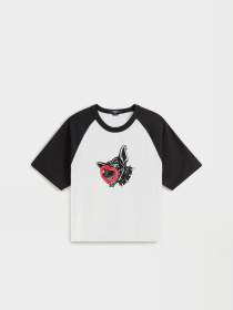 Футболки і поло Vans LX DAYANA DOG FACE SHORT SS TE модель VN000S1CWHT1 Фото
