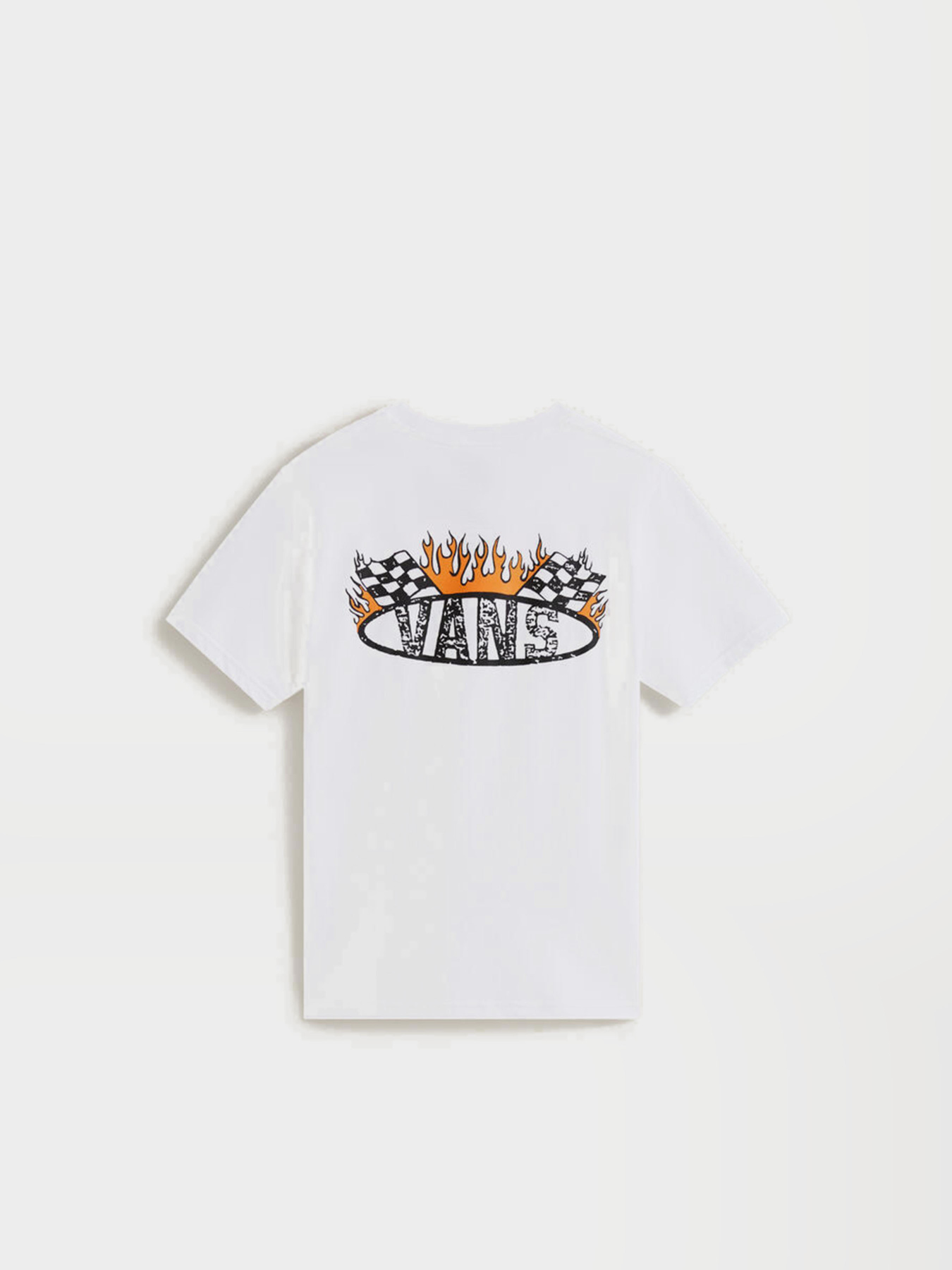 Футболки і поло Vans RACING FLAMES SS модель VN000VXBWHT1 Фото