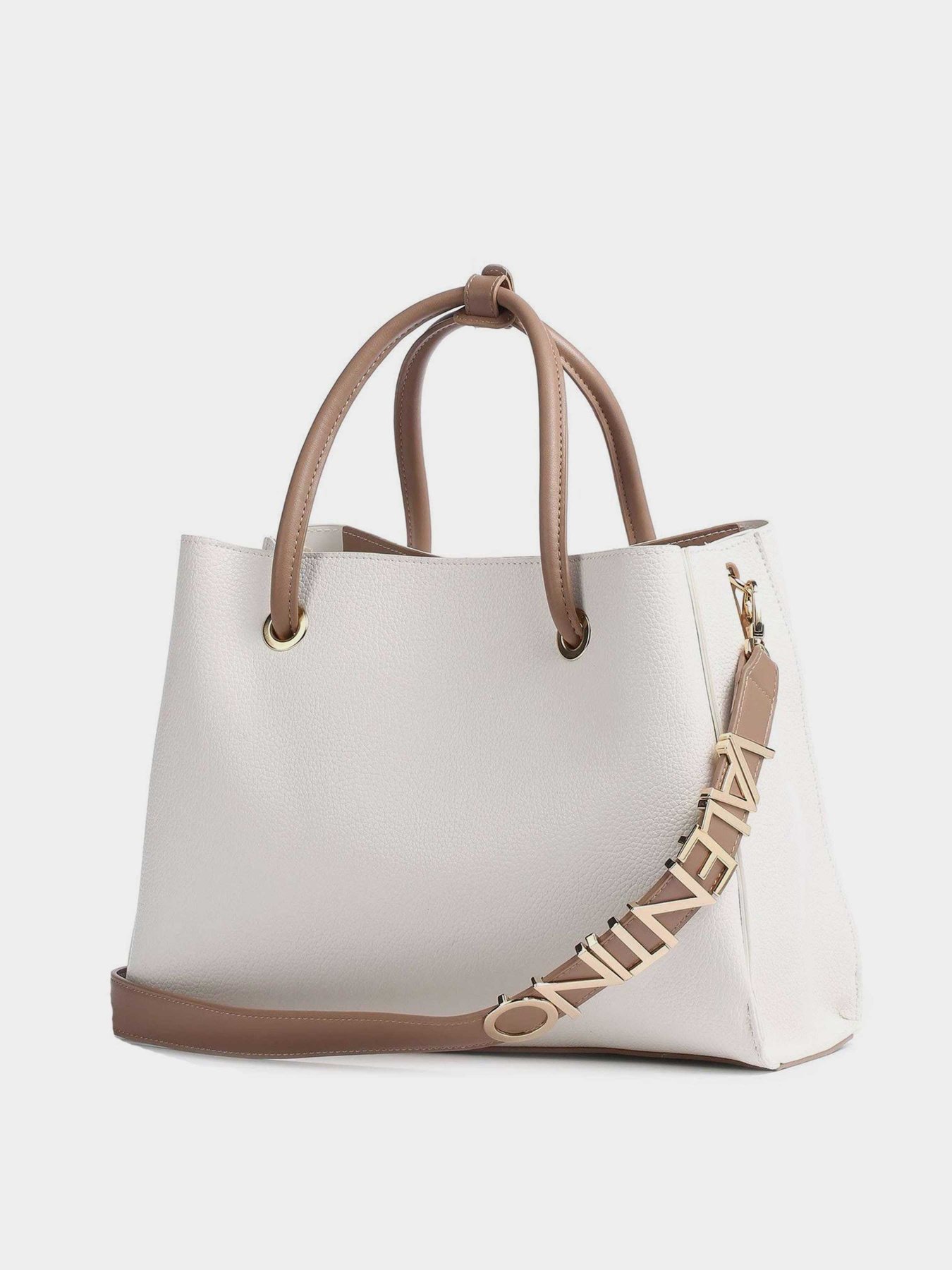 Сумки Valentino Alexia модель VBS5A802 BIANC/CUOI Фото