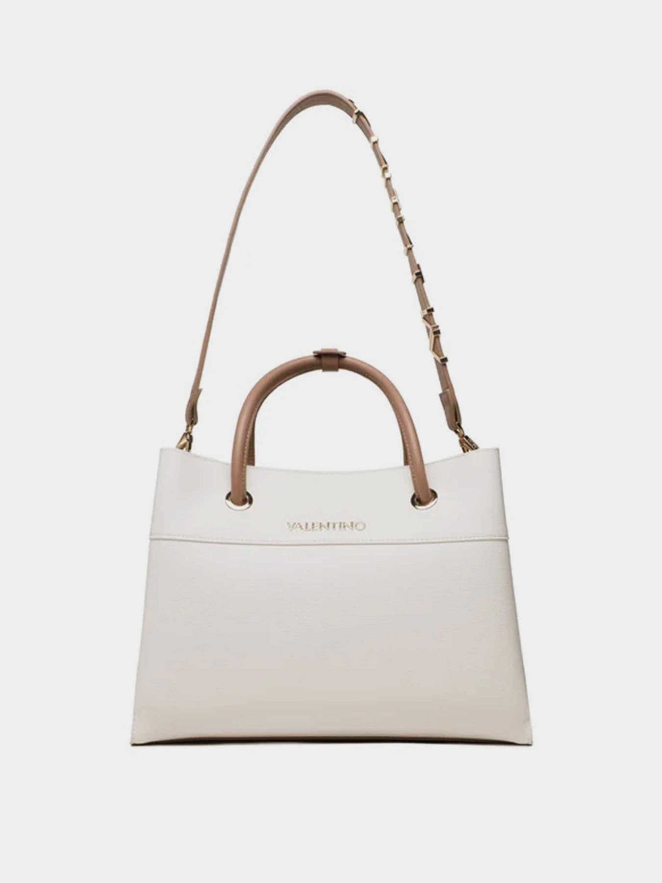 Сумки Valentino Alexia модель VBS5A802 BIANC/CUOI Фото