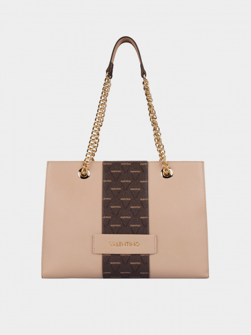 Сумки Valentino Liquorice Tote модель VBS5YG01 BEIGE/MULTICOLOR Фото