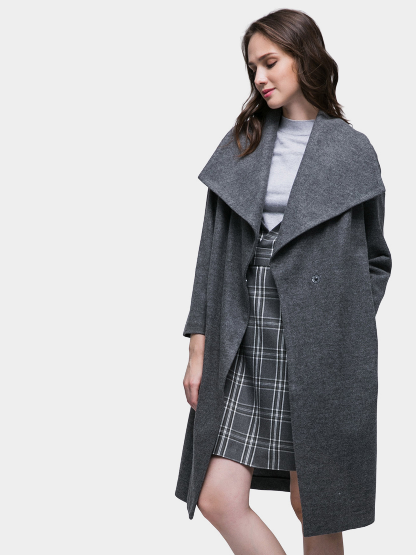 Пальто и плащи Vero Moda модель 317133501E90_сірий Фото