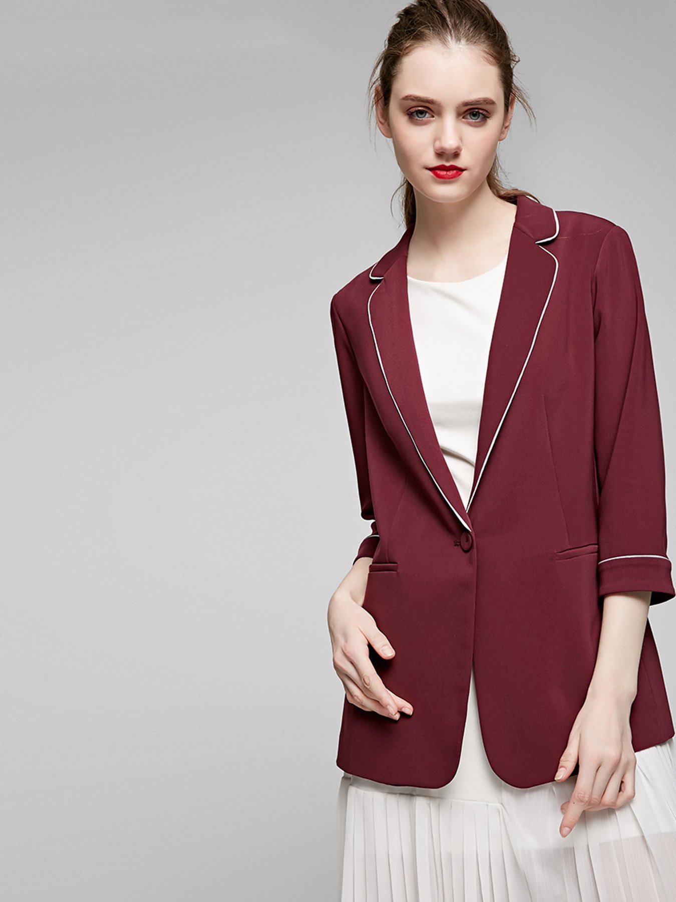Пиджаки Vero Moda модель 317208514E17_т.бордовий Фото