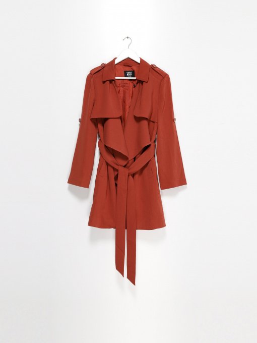 Пальто и плащи Vero Moda модель 315321017071_коричневий Фото