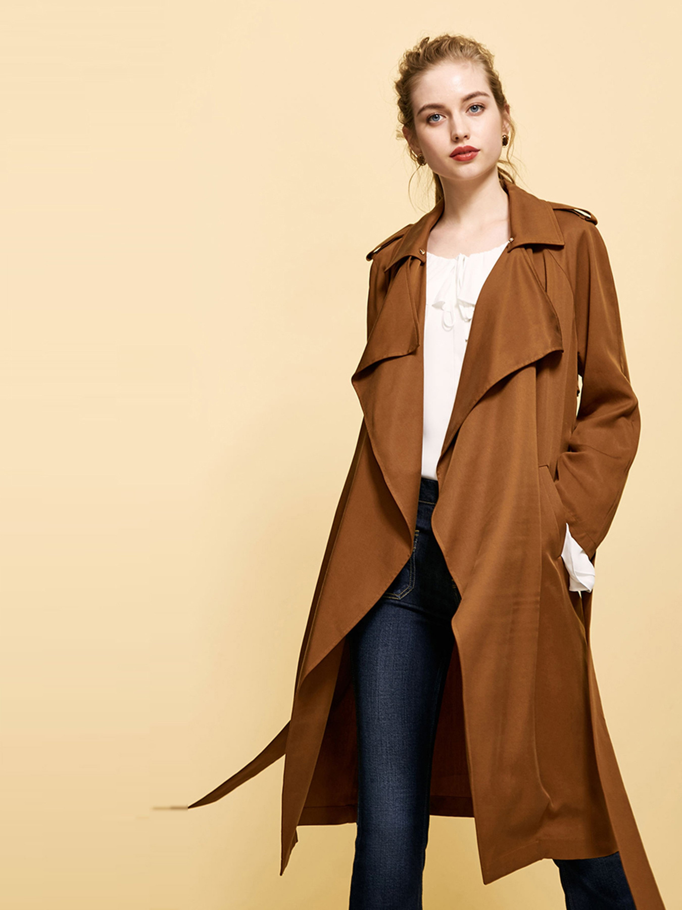 Пальта та плащі Vero Moda модель 317421506F10_коричневий Фото