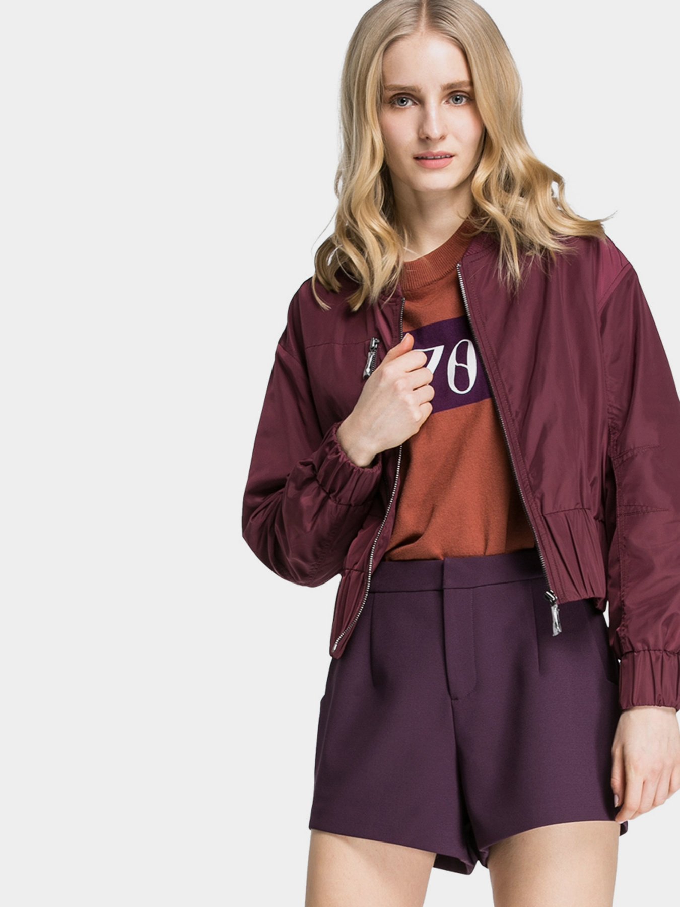 Куртки та дублянки Vero Moda модель 316117011092_бордовий Фото
